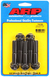 Click for a larger picture of ARP 1/2-20 x 2.250 Black Oxide Bolt, Hex Head, 5-Pack