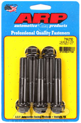 Click for a larger picture of ARP 1/2-20 x 2.750 Black Oxide Bolt, Hex Head, 5-Pack