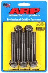 Click for a larger picture of ARP 1/2-20 x 3.000 Black Oxide Bolt, Hex Head, 5-Pack