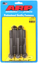 Click for a larger picture of ARP 1/2-20 x 3.750 Black Oxide Bolt, Hex Head, 5-Pack