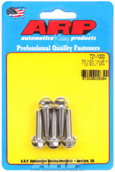 Click for a larger picture of ARP 1/4-28 x 1.000 Stainless Steel Bolt, Hex Head, 5-pk