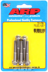 Click for a larger picture of ARP 1/4-28 x 1.750 Stainless Steel Bolt, Hex Head, 5-pk