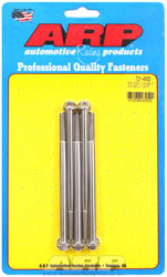 Click for a larger picture of ARP 1/4-28 x 4.500 Stainless Steel Bolt, Hex Head, 5-pk