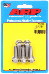 Click for a larger picture of ARP 5/16-24 x 1.000 Stainless Steel Bolt, Hex Head, 5pk