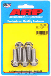 Click for a larger picture of ARP 3/8-24 x 1.000 Stainless Steel Bolt, 3/8" Hex Head, 5-pk