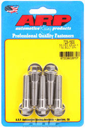 Click for a larger picture of ARP 3/8-24 x 1.500 Stainless Steel Bolt, 3/8" Hex Head, 5-pk
