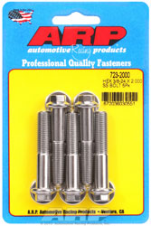Click for a larger picture of ARP 3/8-24 x 2.000 Stainless Steel Bolt, 3/8" Hex Head, 5-pk