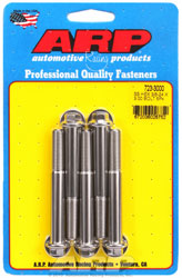 Click for a larger picture of ARP 3/8-24 x 3.000 Stainless Steel Bolt, 3/8" Hex Head, 5-pk