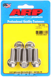 Click for a larger picture of ARP 7/16-20 x 1.000 Stainless Bolt, 7/16" Hex Head, 5-pk