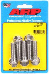 Click for a larger picture of ARP 7/16-20 x 1.500 Stainless Bolt, 7/16" Hex Head, 5-pk
