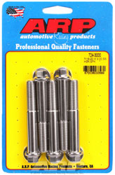 Click for a larger picture of ARP 7/16-20 x 3.000 Stainless Bolt, 7/16" Hex Head, 5-pk