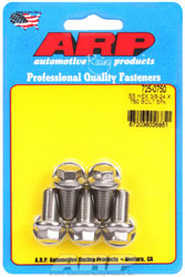 Click for a larger picture of ARP 3/8-24 x .750 Stainless Steel Bolt, 7/16" Hex, 5-pk