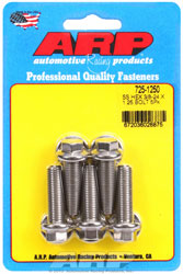 Click for a larger picture of ARP 3/8-24 x 1.250 Stainless Steel Bolt, 7/16" Hex, 5-pk