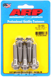 Click for a larger picture of ARP 3/8-24 x 1.500 Stainless Steel Bolt, 7/16" Hex, 5-pk