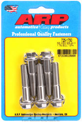 Click for a larger picture of ARP 3/8-24 x 1.750 Stainless Steel Bolt, 7/16" Hex, 5-pk