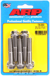 Click for a larger picture of ARP 3/8-24 x 2.000 Stainless Steel Bolt, 7/16" Hex, 5-pk