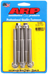Click for a larger picture of ARP 3/8-24 x 3.500 Stainless Steel Bolt, 7/16" Hex, 5-pk