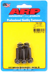 Click for a larger picture of ARP 1/4-28 x 1.000 Black Oxide Bolt, 12-Point Head, 5-pk