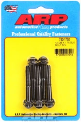 Click for a larger picture of ARP 1/4-28 x 1.750 Black Oxide Bolt, 12-Point Head, 5-pk
