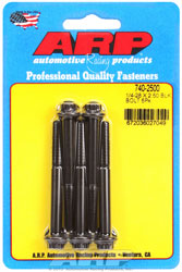Click for a larger picture of ARP 1/4-28 x 2.500 Black Oxide Bolt, 12-Point Head, 5-pk