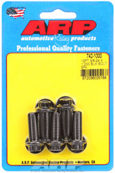 Click for a larger picture of ARP 3/8-24 x 1.000 Black Oxide Bolt, 3/8" 12 Pt Head, 5-pk