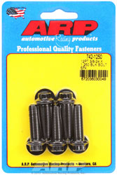 Click for a larger picture of ARP 3/8-24 x 1.250 Black Oxide Bolt, 3/8" 12 Pt Head, 5-pk