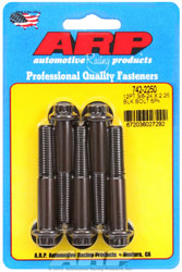 Click for a larger picture of ARP 3/8-24 x 2.250 Black Oxide Bolt, 3/8" 12 Pt Head, 5-pk