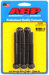 Click for a larger picture of ARP 3/8-24 x 3.250 Black Oxide Bolt, 3/8" 12 Pt Head, 5-pk