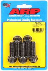 Click for a larger picture of ARP 7/16-20 x 1.250 Black Oxide Bolt, 7/16" 12-Pt Head, 5-pk