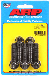 Click for a larger picture of ARP 7/16-20 x 1.500 Black Oxide Bolt, 7/16" 12-Pt Head, 5-pk