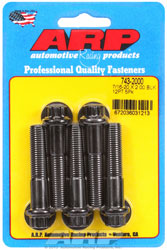 Click for a larger picture of ARP 7/16-20 x 2.000 Black Oxide Bolt, 7/16" 12-Pt Head, 5-pk