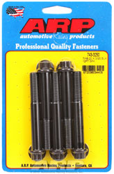 Click for a larger picture of ARP 7/16-20 x 3.250 Black Oxide Bolt, 7/16" 12-Pt Head, 5-pk