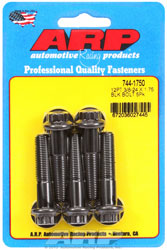 Click for a larger picture of ARP 3/8-24 x 1.750 Black Oxide Bolt, 7/16" 12 Pt Head, 5-pk