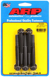 Click for a larger picture of ARP 3/8-24 x 3.000 Black Oxide Bolt, 7/16" 12 Pt Head, 5-pk