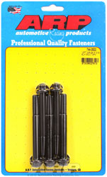 Click for a larger picture of ARP 3/8-24 x 3.500 Black Oxide Bolt, 7/16" 12 Pt Head, 5-pk