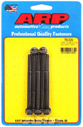 Click for a larger picture of ARP 1/4-28 x 3.250 Black Oxide Bolt, Hex Head, 5-pk