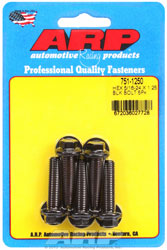 Click for a larger picture of ARP 5/16-24 x 1.250 Black Oxide Bolt, Hex Head, 5pk