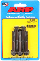 Click for a larger picture of ARP 5/16-24 x 2.000 Black Oxide Bolt, Hex Head, 5pk