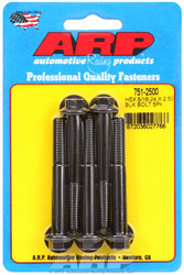 Click for a larger picture of ARP 5/16-24 x 2.500 Black Oxide Bolt, Hex Head, 5pk