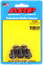 Click for a larger picture of ARP 3/8-24 x .500 Black Oxide Bolt, 3/8" Hex Head, 5-pk