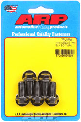 Click for a larger picture of ARP 3/8-24 x .750 Black Oxide Bolt, 3/8" Hex Head, 5-pk