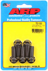 Click for a larger picture of ARP 3/8-24 x 1.000 Black Oxide Bolt, 3/8" Hex Head, 5-pk