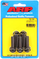 Click for a larger picture of ARP 3/8-24 x 1.250 Black Oxide Bolt, 3/8" Hex Head, 5-pk