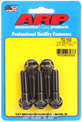 Click for a larger picture of ARP 3/8-24 x 1.500 Black Oxide Bolt, 3/8" Hex Head, 5-pk