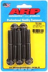 Click for a larger picture of ARP 3/8-24 x 2.500 Black Oxide Bolt, 3/8" Hex Head, 5-pk