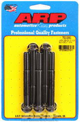 Click for a larger picture of ARP 3/8-24 x 3.250 Black Oxide Bolt, 3/8" Hex Head, 5-pk