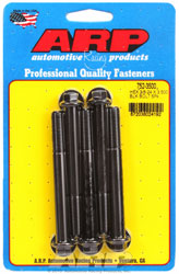 Click for a larger picture of ARP 3/8-24 x 3.500 Black Oxide Bolt, 3/8" Hex Head, 5-pk