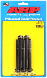 Click for a larger picture of ARP 3/8-24 x 3.750 Black Oxide Bolt, 3/8" Hex Head, 5-pk