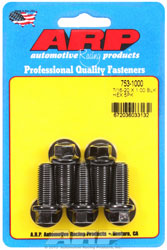 Click for a larger picture of ARP 7/16-20 x 1.000 Black Oxide Bolt, 7/16" Hex Head, 5-pk