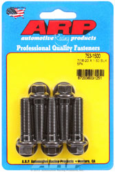 Click for a larger picture of ARP 7/16-20 x 1.500 Black Oxide Bolt, 7/16" Hex Head, 5-pk